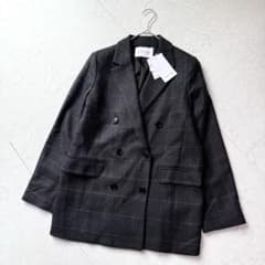 新品 ADAM ET ROPE ダブル テーラードジャケット 38 チェック - メルカリ