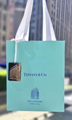 Tiffany & Co. 紙袋New York本店チャーム付き×3＋箱×2 希少】ティファニー ニューヨーク本店限定チャーム付き ショッパー