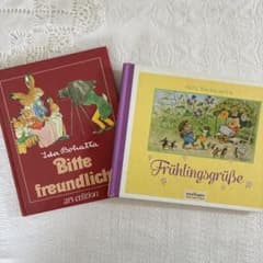 洋書古書【超希少】 ドイツ人気作家イーダボハッタ　1932年初版本！花の妖精 洋書 古書 ドイツ語の絵本 イーダ・ボハッタの愛らしい挿絵♡ 春の花