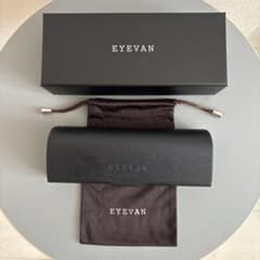 【新品未使用】EYEVAN 純正メガネケース/巾着袋/外箱のサムネイル