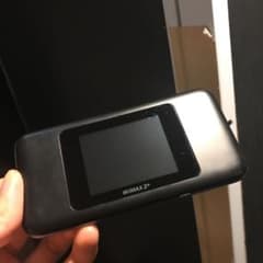 Speed Wi-Fi NEXT W06 ブラックxブルー　ポケットwifiのサムネイル