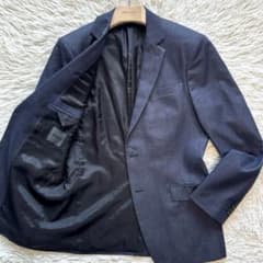 美品 現行タグ セオリー デニム調 テーラードジャケット XLサイズ インディゴ 美品 現行タグ セオリー デニム調 テーラードジャケット XLサイズ