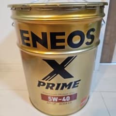 ENEOS X PRIME 5W-40 エンジンオイル 20L ペール缶 - メルカリ