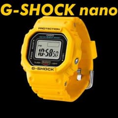 ★新品 CASIO G-SHOCK nano DWN-5600-9JR イエロー G-SHOCK CASIO カシオ nano DWN-5600-9JR メンズ イエロー : ライフ