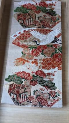 袋帯 昭和レトロ 鶴 松竹梅 着物のサムネイル