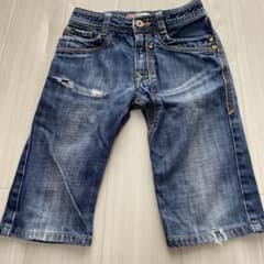 DIESEL キッズ デニム ハーフパンツ ダメージ加工のサムネイル