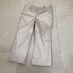 Tokyo Style Cropped Pants, Size 11 (L), Gray, 3/4 Length, Stretch, Leg-lengthening.