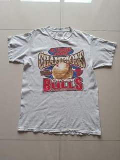 【90s 6連覇】シカゴブルス マイケルジョーダン ヴィンテージ Tシャツ Lのサムネイル