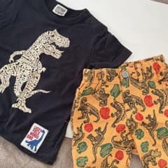 恐竜プリントTシャツとパンツセット 90cm f.o.kidsのサムネイル