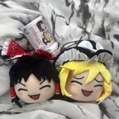 東方Project 《霊夢・魔理沙》フェイスぬいぐるみ2体セット