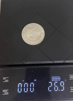 日本 一圓銀貨 26.9g 明治8年のサムネイル