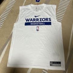NIKE NBA WARRIORS バスケットボール タンク ホワイトのサムネイル