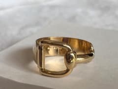 ヒ*ヒ様 グッチ スカーフリング ホースビット (北5955) グッチ GUCCI ホースビット スカーフリング ゴールド イタリア製