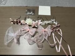 ウェディング ヘッドアクセサリー　造花のサムネイル