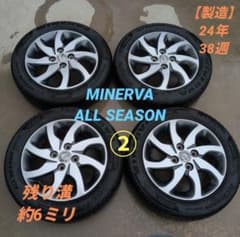 【ルークス】①155/65R14　2024年 6ミリ タイヤホイールセット2本 ルークス】②155/65R14 2024年 6ミリ タイヤホイールセット2本 - メルカリ