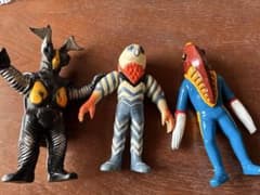 ウルトラマン 怪獣 ソフビ フィギュア ガッツ星人　メトロン星人ゼットン