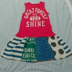 JUNK  STORE  130cm  夏ワンピのサムネイル