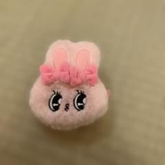 エスターバニー　フェイスポーチ ピンク ぬいぐるみ