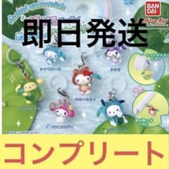 サンリオキャラクターズ　けろけろパーティー　めじるしアクセサリー　コンプリートのサムネイル