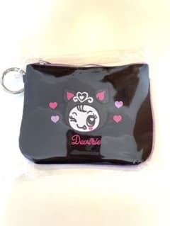 R*】様 ナルミヤハッピーパーク　メゾピアノ　デビリーちゃん　フラット刺繍ポーチのサムネイル