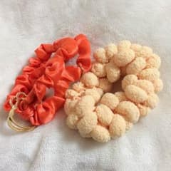 シュシュセット 橙のサムネイル
