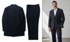 GIORGIO ARMANI super150wool double suit