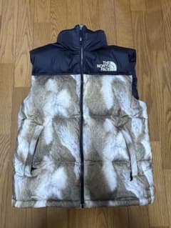 Supreme Fur Print Nuptse Vest ノース ダウンベスト - メルカリ