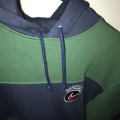 Supreme Nike Stripe Hooded Sweatshirt 緑のサムネイル