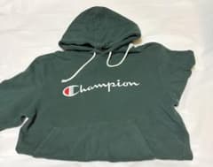 Champion パーカー 緑 L 未使用 Right-on購入のサムネイル