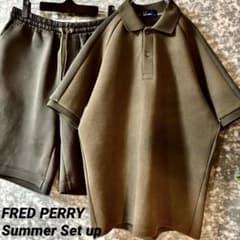 FRED PERRYポロシャツ ハーフパンツ セットアップ フレッドペリー FRED PERRYポロシャツ ハーフパンツ セットアップ フレッドペリー