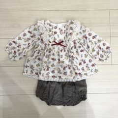 petitmain 花柄トップスブルマセットのサムネイル