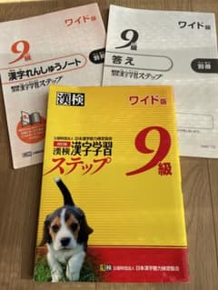 漢検 漢字学習ステップ 9級 ワイド版のサムネイル
