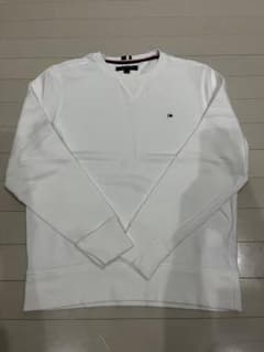 【美品】TOMMY HILFIGER トミー スウェット 白のサムネイル