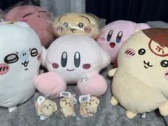 [신품에서 상처 더러움 있음] 별의 커비 치이카와 봉제 인형 정리 판매