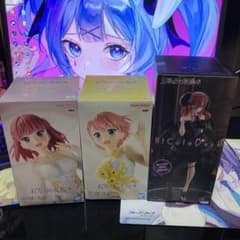 五等分の花嫁 中野二乃 中野一花 中野三久 プライズフィギュア3点