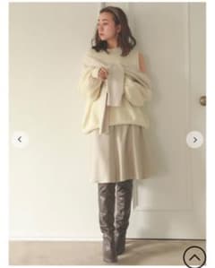 snidel ディフォメーションニットプルオーバーのサムネイル