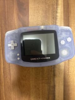 ゲームボーイアドバンス クリアブルー 本体 + ポケモンファイアレッドのサムネイル