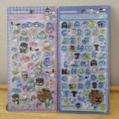 黒*中様 正規　サンリオ BONBON DROP シール 2枚セット　はぴだんぶのサムネイル