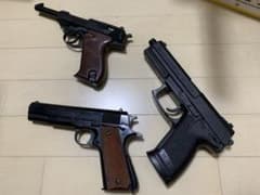 エアコキ　3挺セット　ソーコム ガバメント ワルサーのサムネイル
