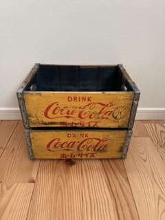 Coca-Cola ヴィンテージ木製ボックス2個セット - メルカリ
