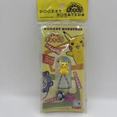 ポケモン キャラップ ピカチュウ TOMY 当時物 ストラップ