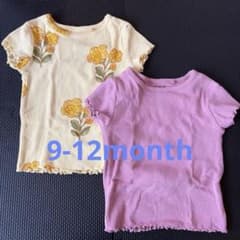 NEXT ネクスト リブTシャツ 9-12months 2枚セット - メルカリ