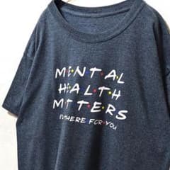 Mental Health Matters 로고 티셔츠 그레이 회색 헌 옷