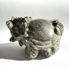 パイライト 黄鉄鉱 天然石 手彫り 龍亀 - メルカリ