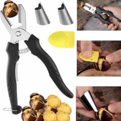 新品❤️ 栗むき器 皮むきハサミ ステンレス製 軽量・使いやすい 2セットのサムネイル