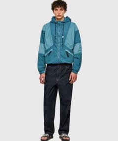 DIESEL ジップアップ フーデッド ナイロンジャケットのサムネイル