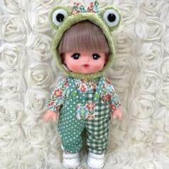 メルちゃん　カエルさんサロペットコーデ（限定1点）のサムネイル