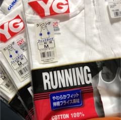 YG GUNZE ランニング フィットタイプ Mサイズ 3枚のサムネイル