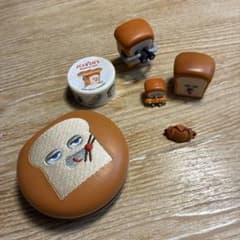パンどろぼう 刺繍小物入れ マスキングテープ フィギュアセットのサムネイル