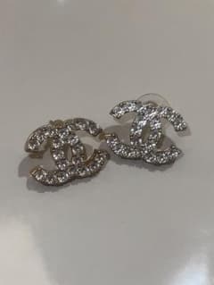 CHANEL ココマーク ラインストーン ピアスのサムネイル